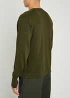Officine Générale Knit Merino Wool Jumper Khaki