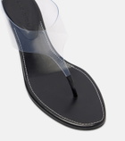 Magda Butrym 45 leather-trimmed thong sandals