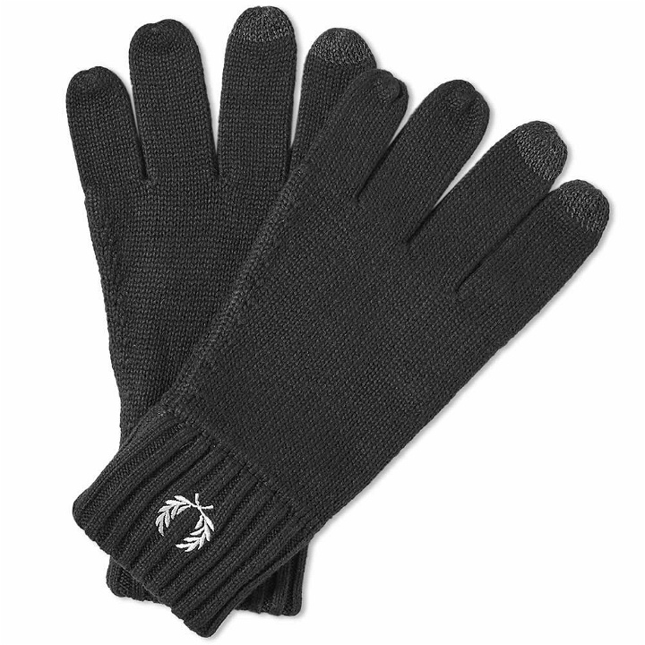 Photo: Fred Perry Authentic Men's Laurel Wreath Gloves in Black