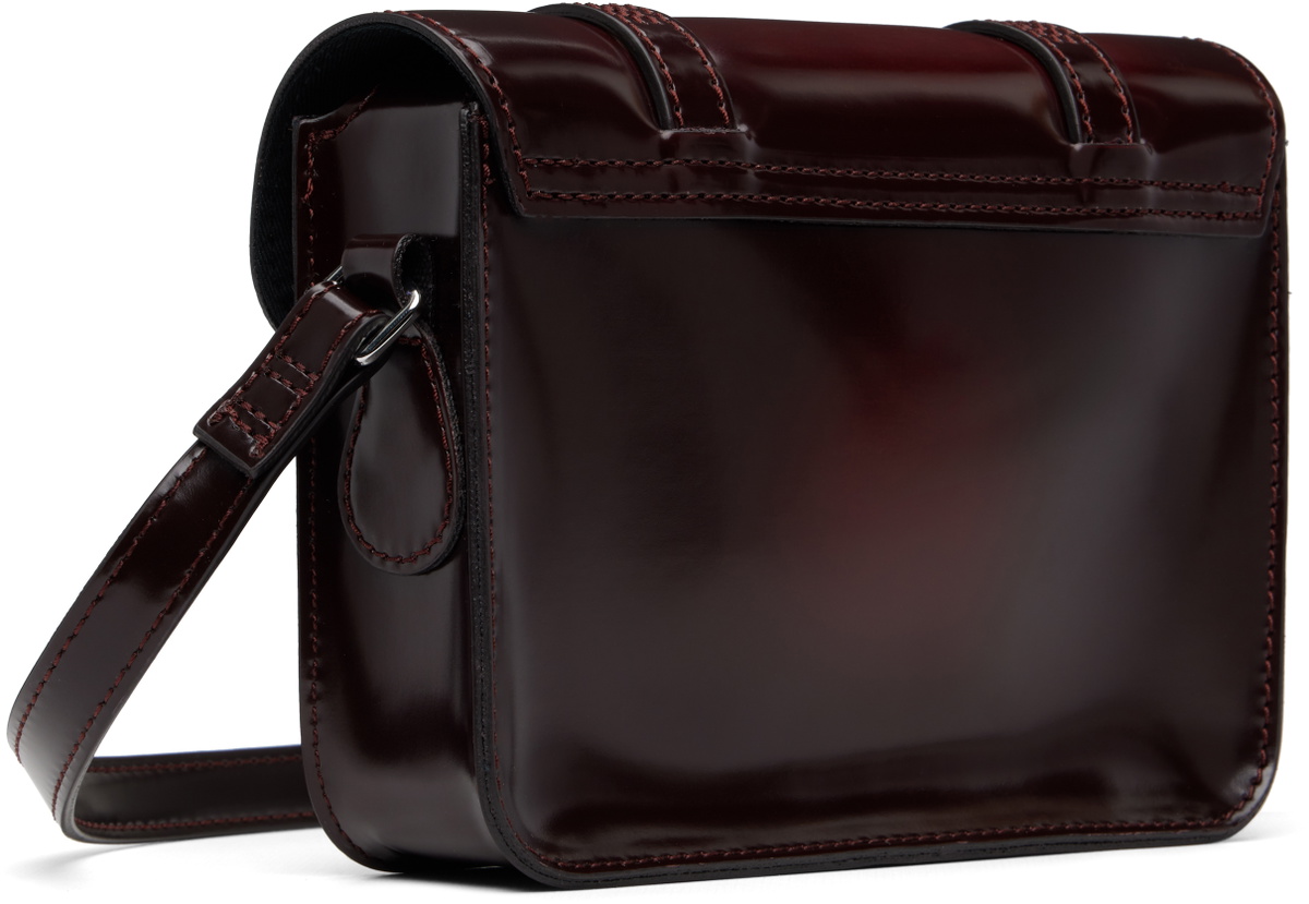 Dr. Martens Burgundy 7 Inch Vegan Crossbody Bag