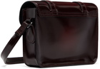 Dr. Martens Burgundy 7 Inch Vegan Crossbody Bag