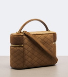 Saint Laurent Gaby Large suede vanity bag