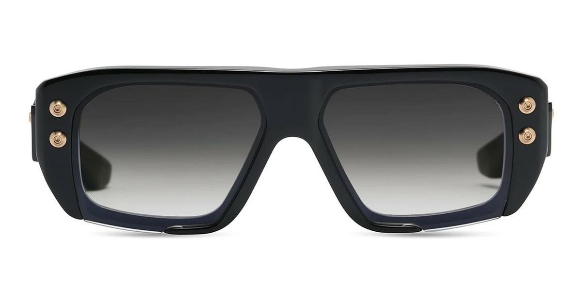 Dita Hypher-1183 - Black / White Gold Sunglasses