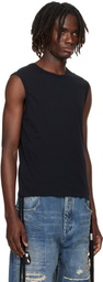 Ann Demeulemeester Black Ysewijn 'Eternal Roses' Tank Top