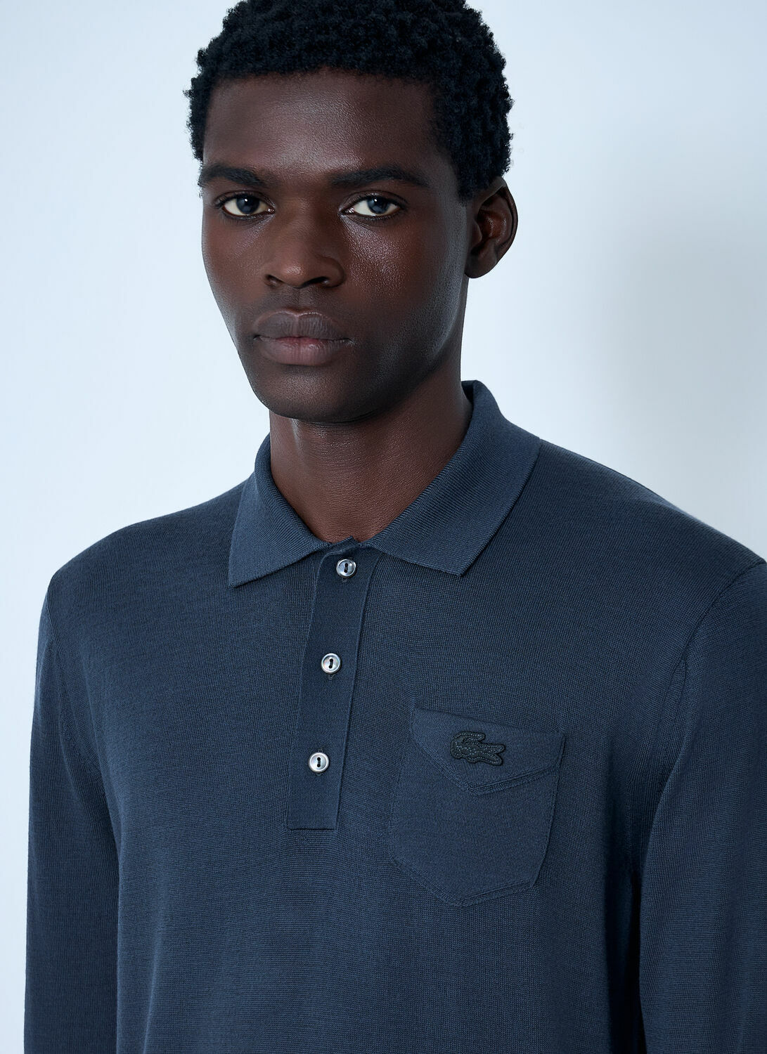Lacoste Wool Polo Sweater