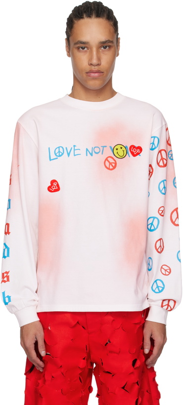 Photo: Andersson Bell White & Pink Love L/S T-shirt