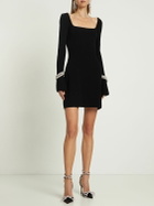 MACH & MACH - Embellished Bracelet Mini Dress