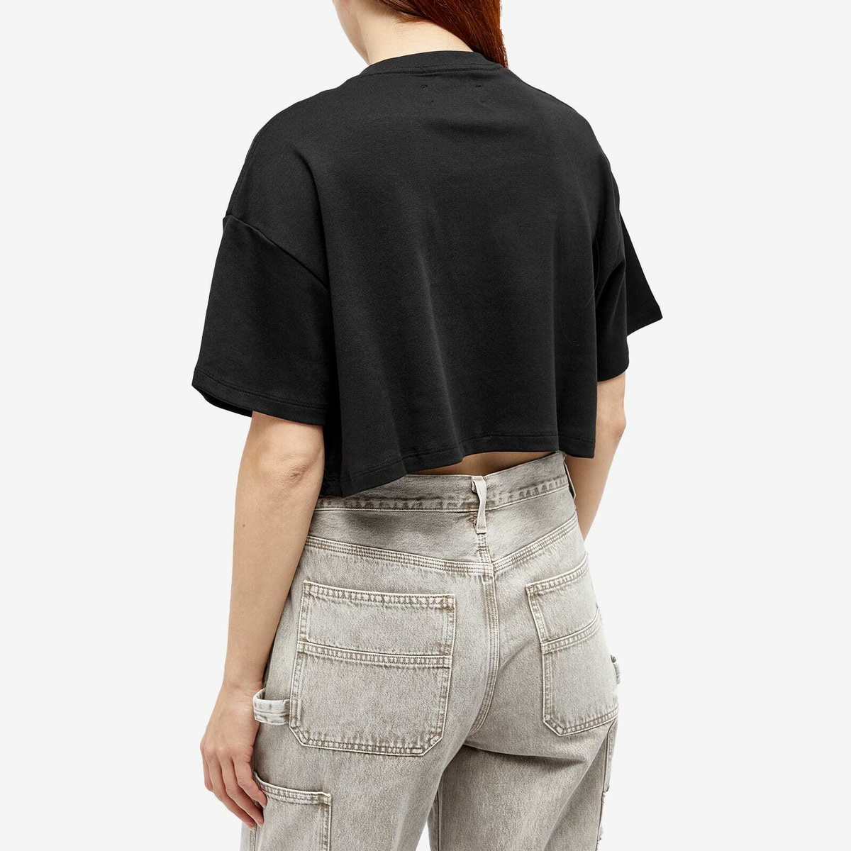 AMIRI Women's Cheetah Logo Cropped T-Shirt Amiri