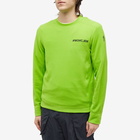 Moncler Grenoble Men's Crew Sweat in Bright Green