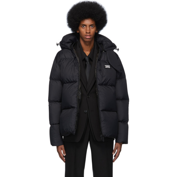 Photo: Burberry Black Monogram Puffer Down Dalston Jacket