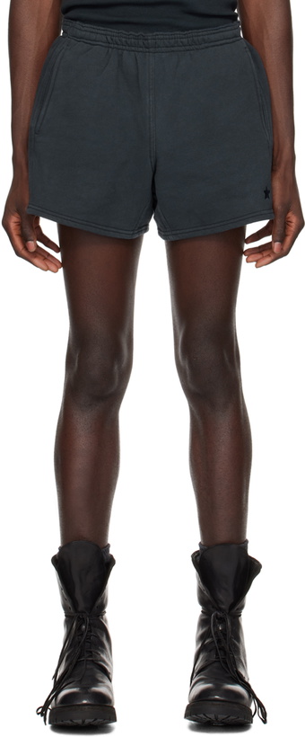 Photo: GREG ROSS Black Gym Shorts