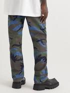 VETEMENTS - Straight-Leg Camouflage-Print Jeans - Blue