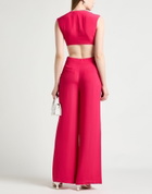Semicouture Womens Jumpsuit in Magenta