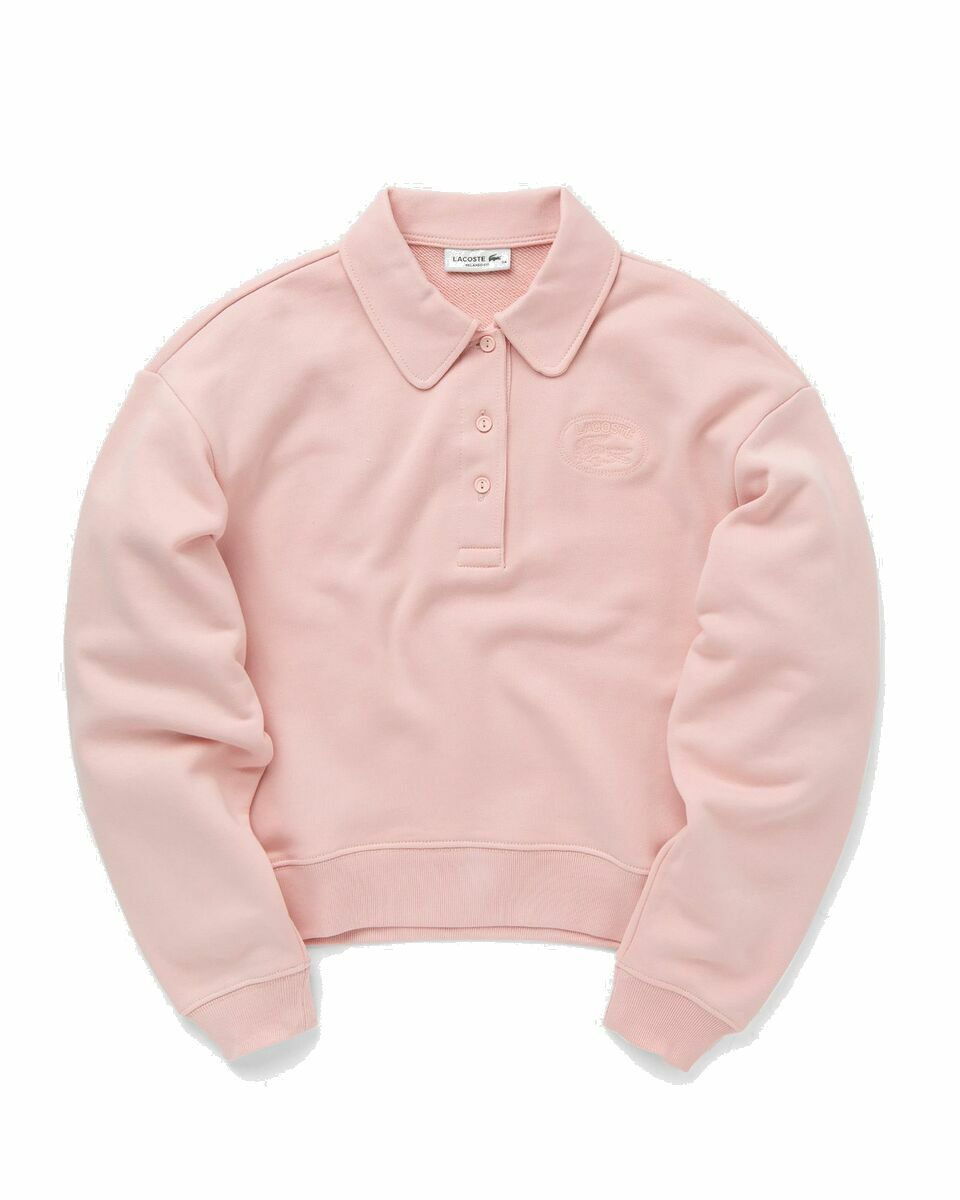 Photo: Lacoste Sweatshirts Pink - Womens - Half Zips