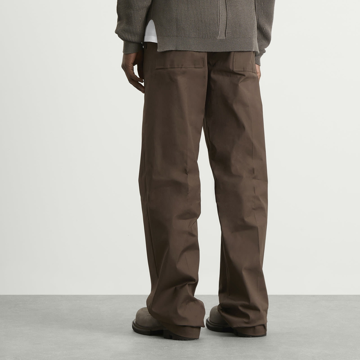 Rick Owens Men's Dietrich Drawstring Pant in Dark Dust Rick Rick Owens Men's Dietrich Drawstring Pant in Dark Dust Rick