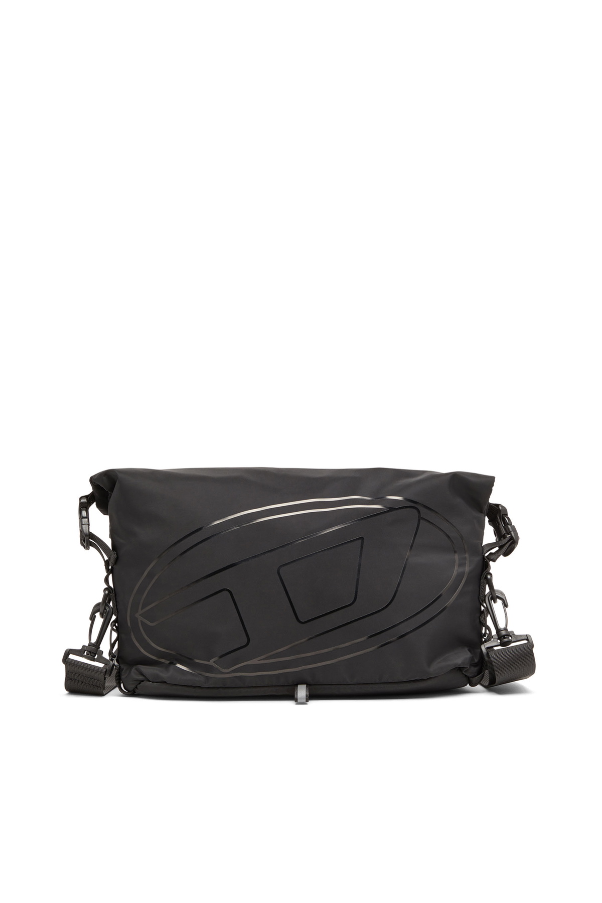 DIESEL DRAPE CROSSBODY ボディバッグ ブラック Diesel Drape-Nylon crossbody bag with Oval D print - Crossbody