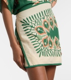 Johanna Ortiz Printed cotton minidress