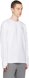 The North Face White Winter Warm Long Sleeve T-Shirt