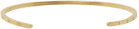 Maison Margiela Gold Mini Numbers Cuff Bracelet