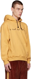 Bethany Williams Yellow Spencer Buttons Hoodie