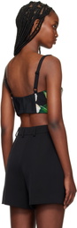 Dolce&Gabbana Black Gardenia Print Tank Top
