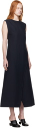 Studio Nicholson Navy Corus Midi Dress