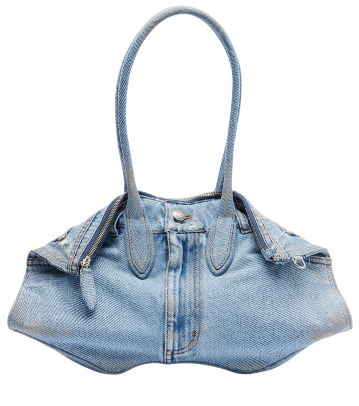 Photo: McQueen Manta Medium denim shoulder bag