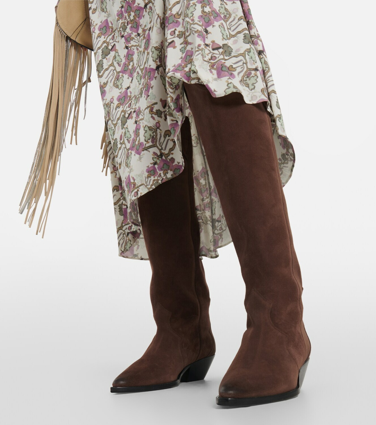 isabel marant denvee suede boots