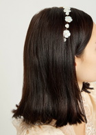Jennifer Behr Jenna Pearl-embellished 18kt Gold-plated Headband - One Size