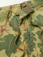 RRL - Straight-Leg Camouflage-Print Cotton Cargo Trousers - Green