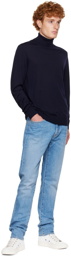 Dunhill Blue Relaxed Straight Jeans