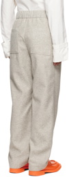 Wooyoungmi Gray Pleated Lounge Pants