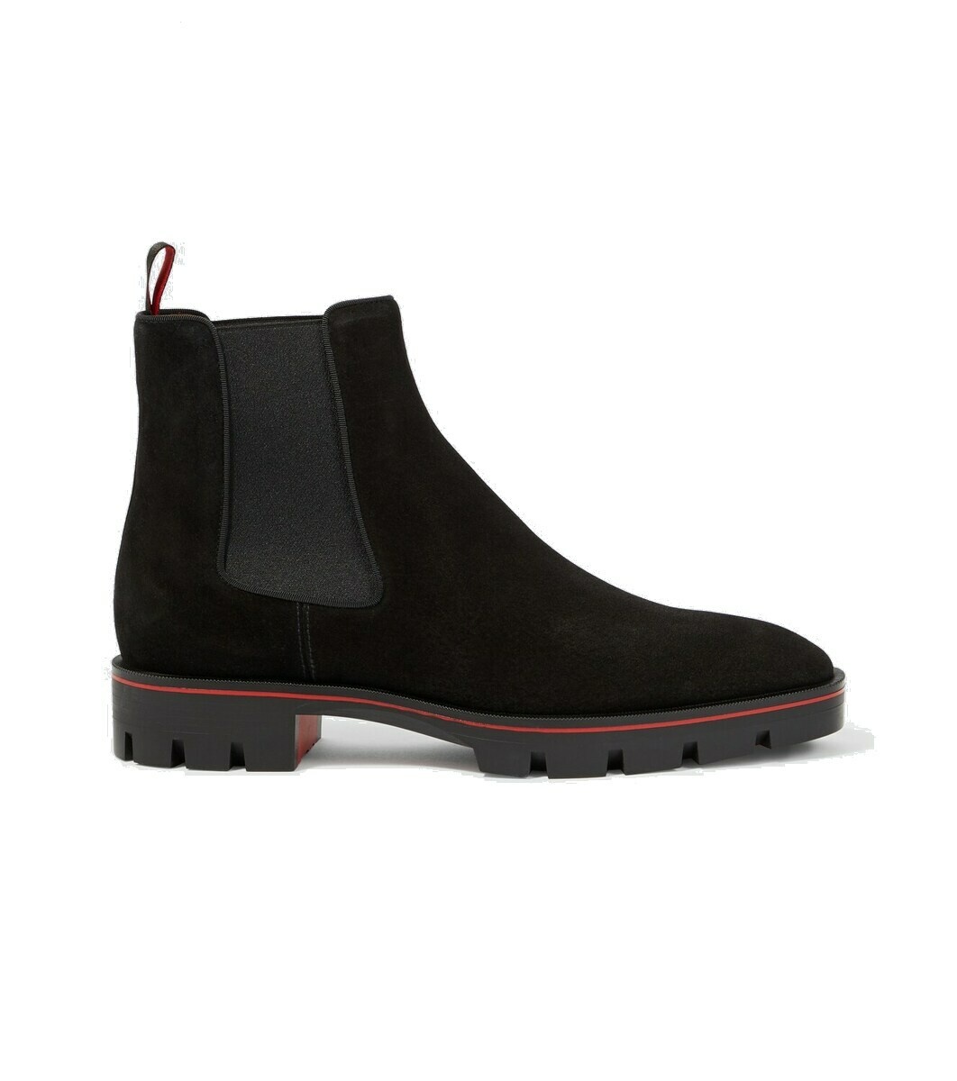 Photo: Christian Louboutin Alpinosol suede Chelsea boots