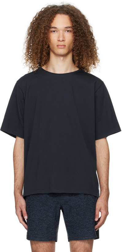 Photo: Outdoor Voices Navy Everyday Boxy T-Shirt