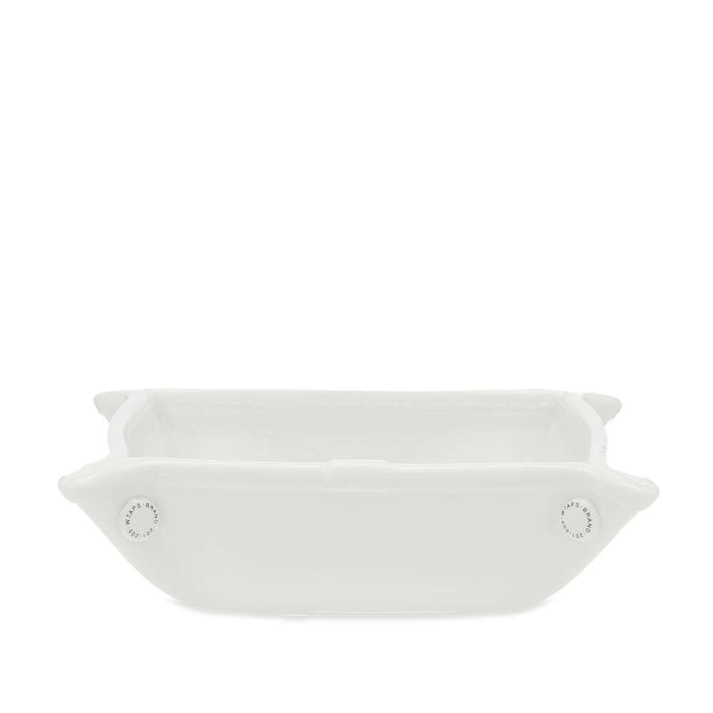 WTAPS Men's Den Medium Ceramic Tray in White WTAPS