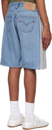 Bless Gray & Blue Nº69 Overjoggingshorts Shorts