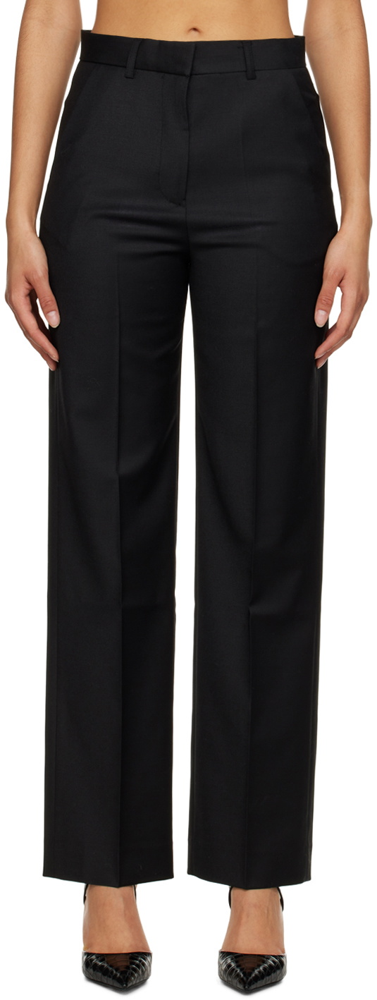 House of Dagmar Black Rose Trousers
