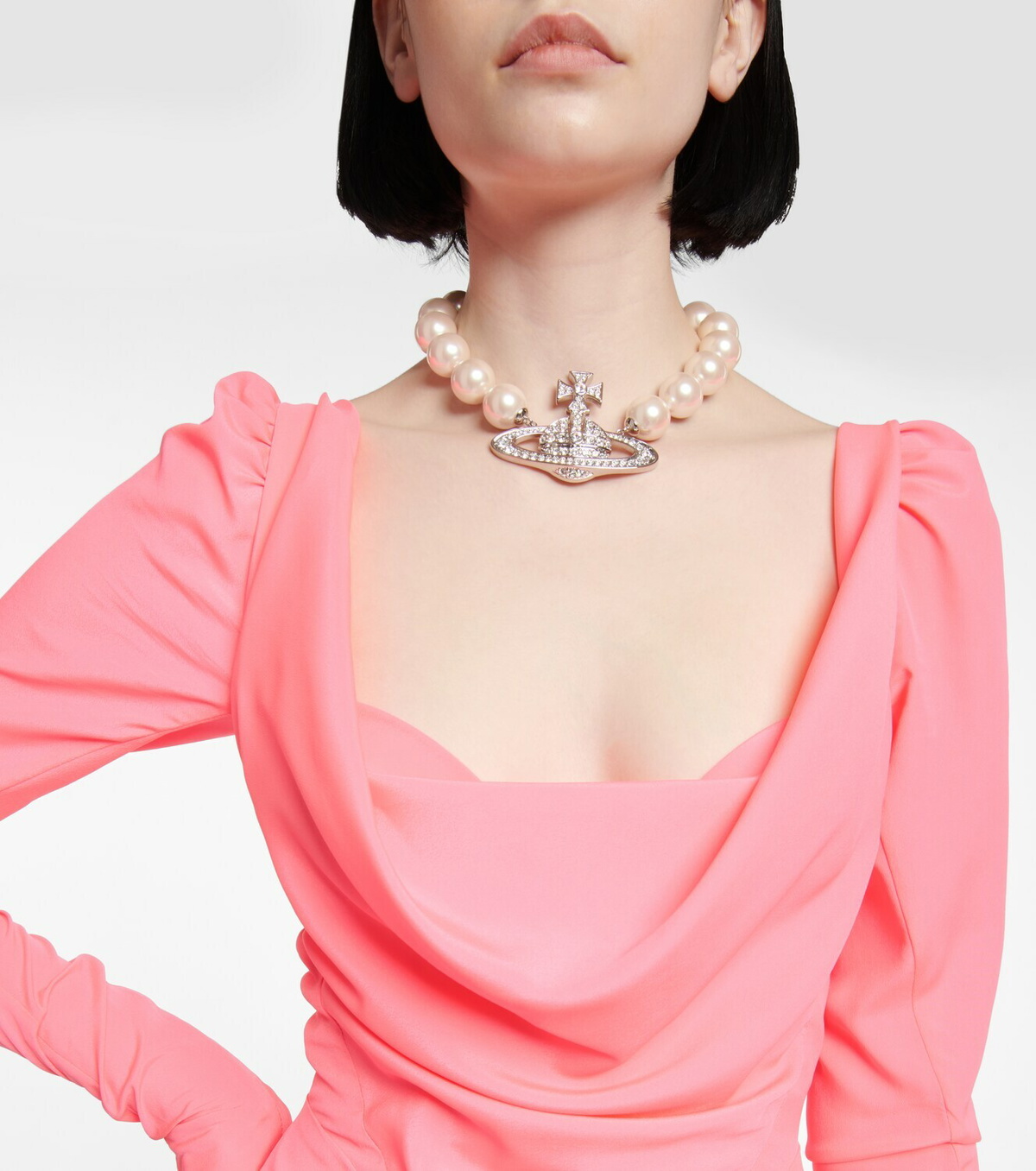 Vivienne Westwood - Panther draped crpe midi dress Vivienne Westwood