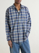 Aimé Leon Dore - Checked Cotton Shirt - Blue