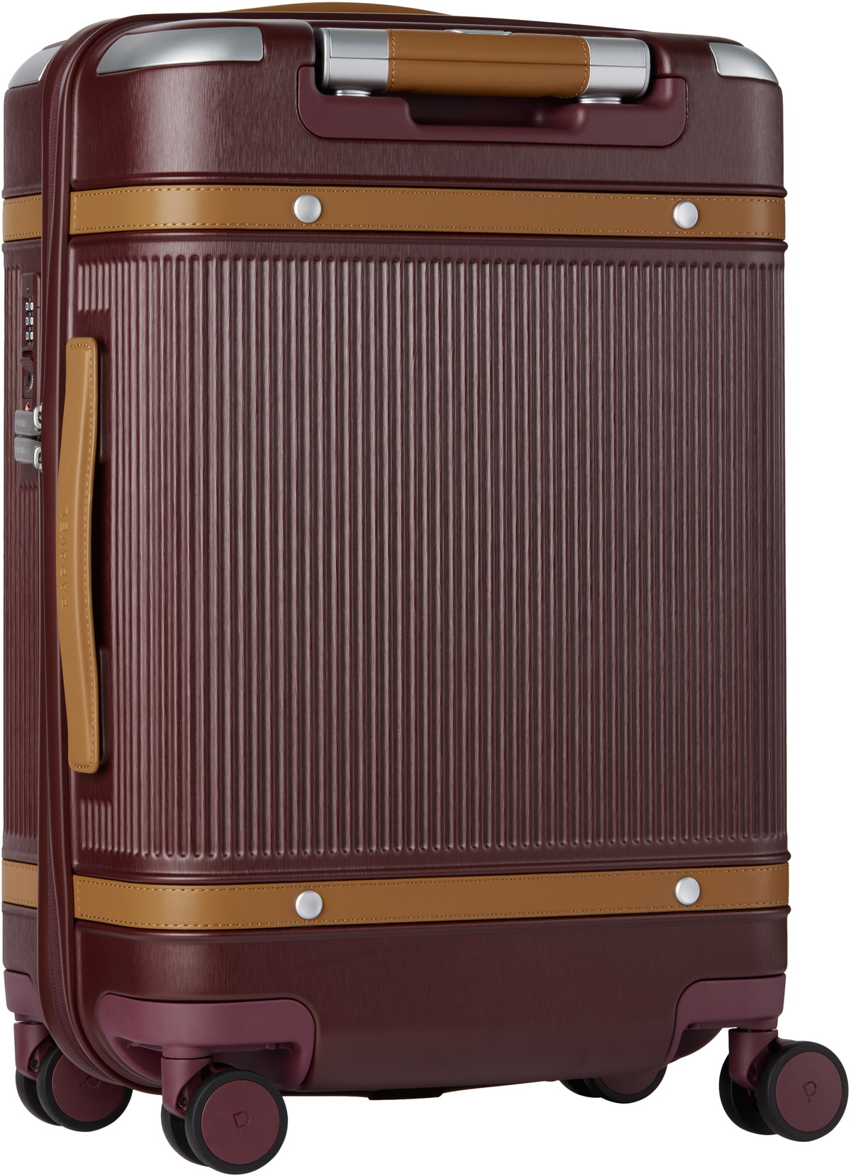 Paravel Red Aviator Carry-On More Suitcase