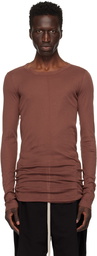 Rick Owens Brown Porterville Rib Long Sleeve T-Shirt