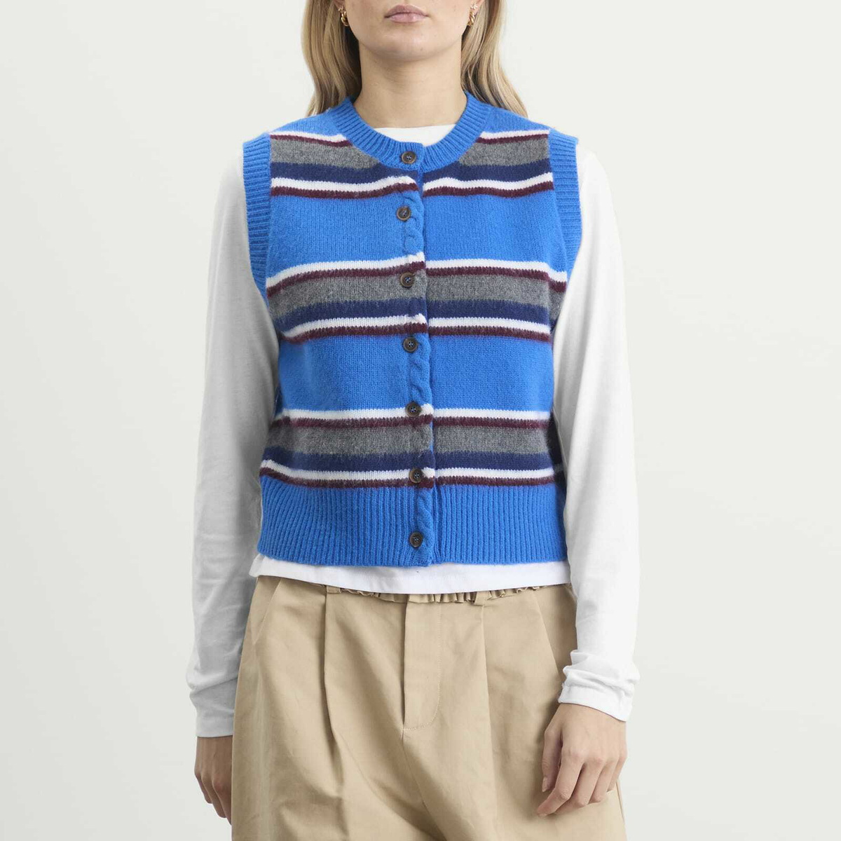 Damson Madder Women's Sofie Vest in Blue
