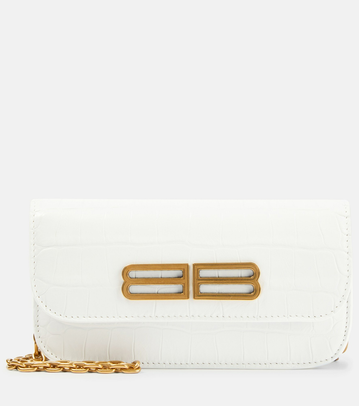 Balenciaga - Gossip leather wallet on chain Balenciaga