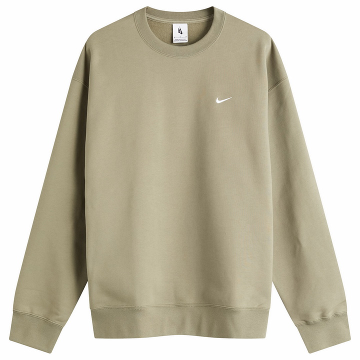 Photo: Nike Men's Swoosh Fleece in Light Army/White