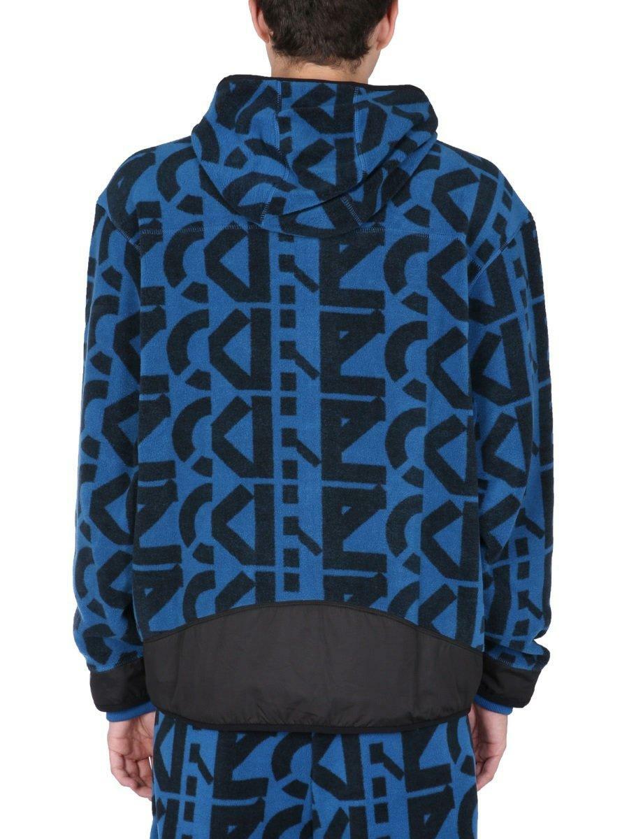 fcfc89様 Kenzo Allover Monogram Zipped Hoodie Kenzo