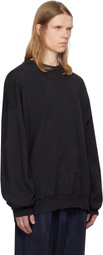 Juun.J Black New Dyeing Sweatshirt