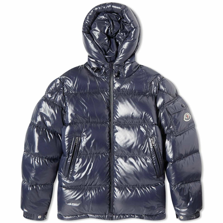 Photo: Moncler Men's Ecrins Down Jacket in Navy