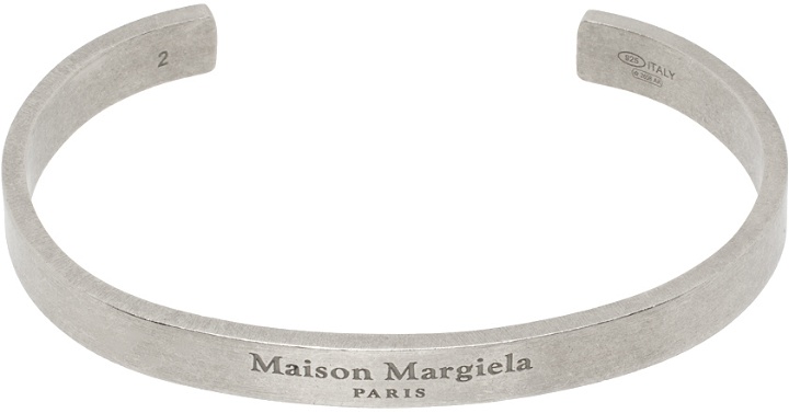 Photo: Maison Margiela Silver Logo Bracelet