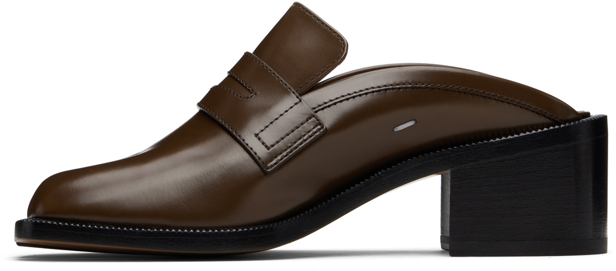 Maison Margiela Brown Tabi City Loafer Mules