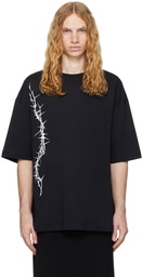 Ann Demeulemeester Black Dieter Printed High-Comfort T-shirt